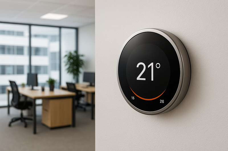 Pilotage intelligent de l'énergie dans un bureau pour répondre au décret thermostat